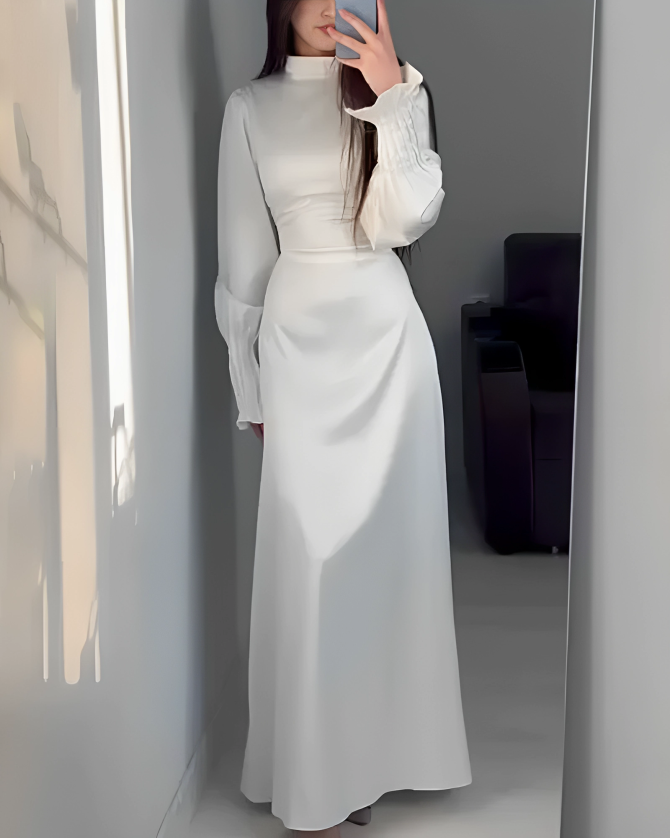 LB | Elegancka długa sukienka maxi dla kobiet