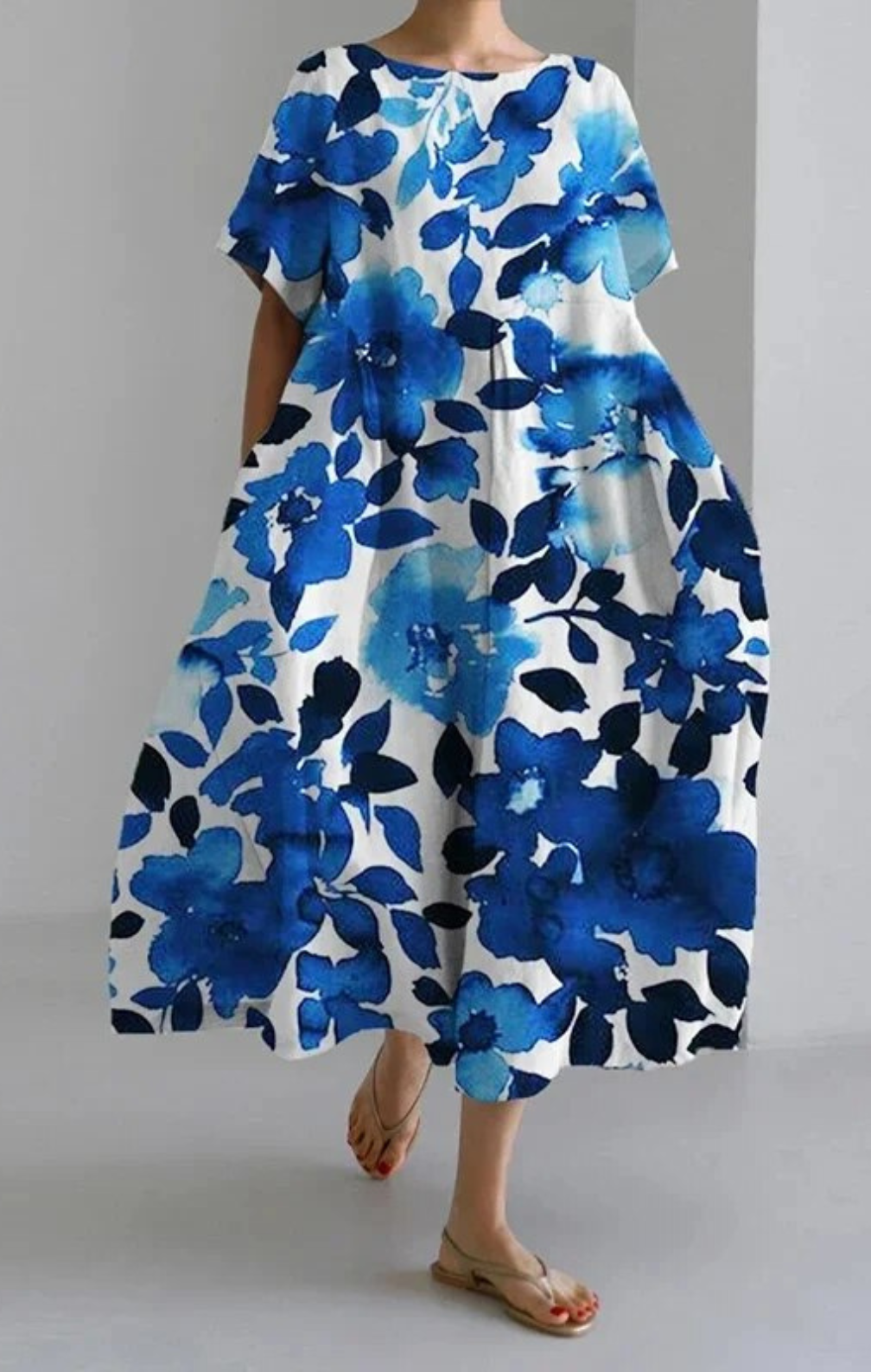 LB | Sukienka maxi Malina