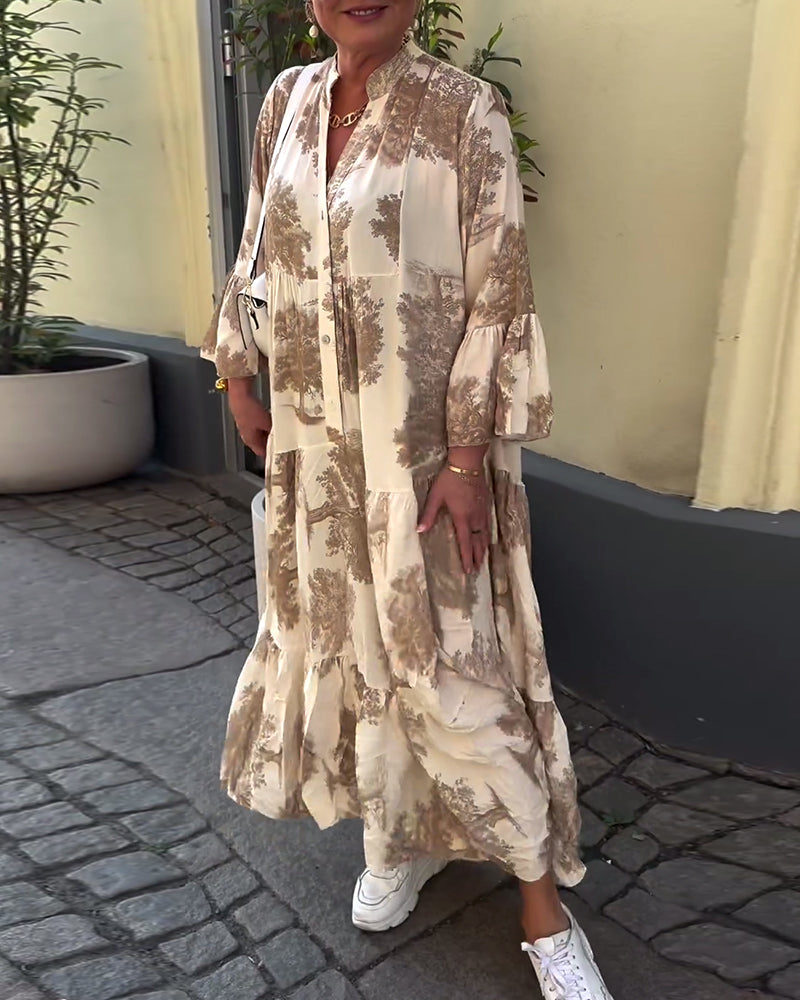 LB | Sunset Blossom Maxi Dress