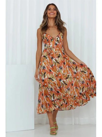 LB | Stylowa elegancka sukienka midi