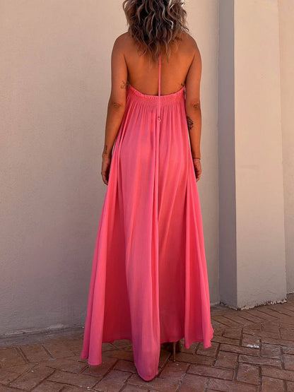 LB | Neckholder Casual Resort Maxi Dress