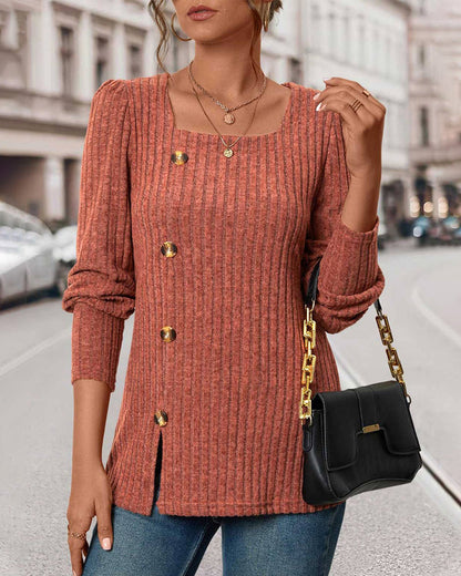 AS | Elegancki top z dzianiny