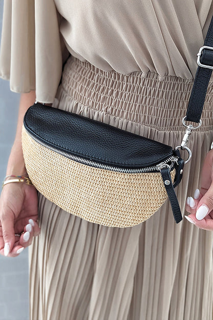 LB | Kombinezon Delightful Day Smocked waist z plisowaną szeroką nogawką