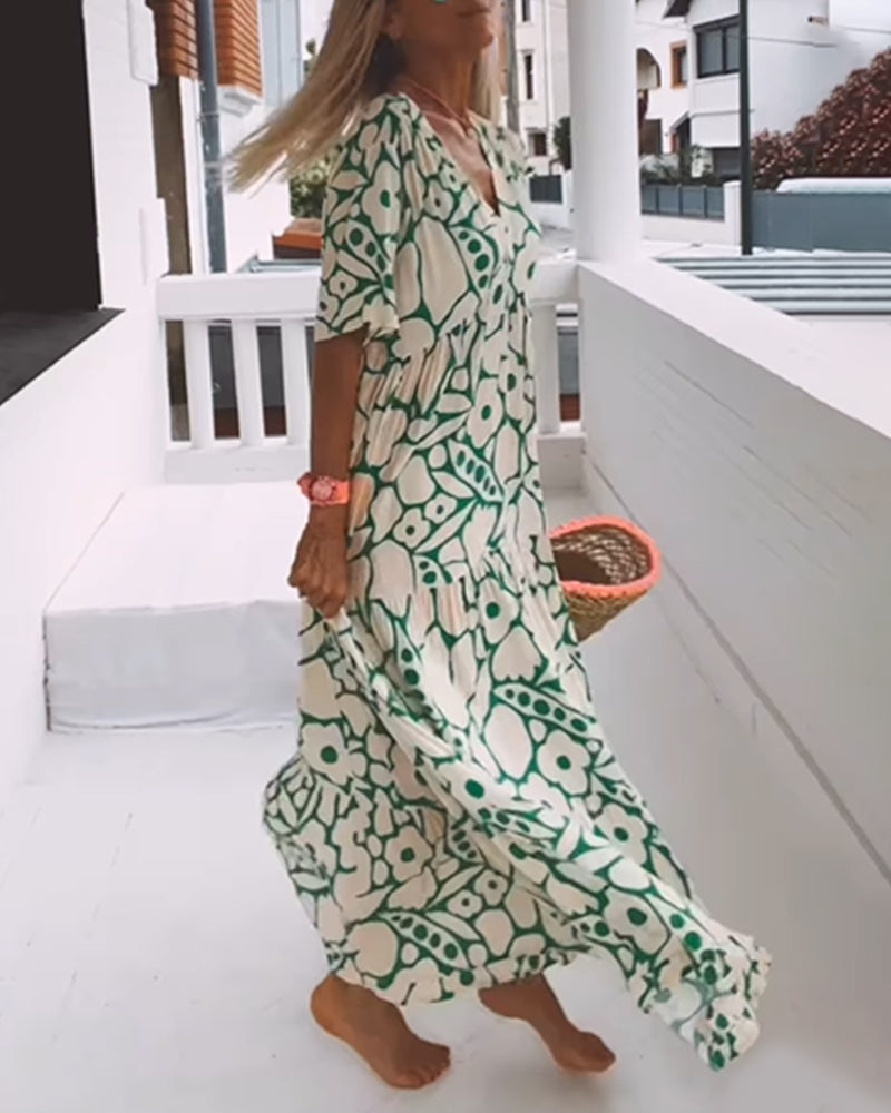 LB | Sukienka maxi Botanical Breeze