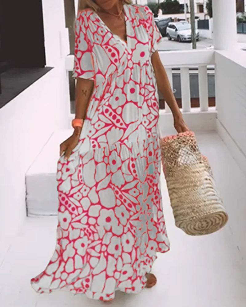 LB | Sukienka maxi Botanical Breeze