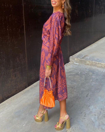 LB | Twist Elegance Midi Dress