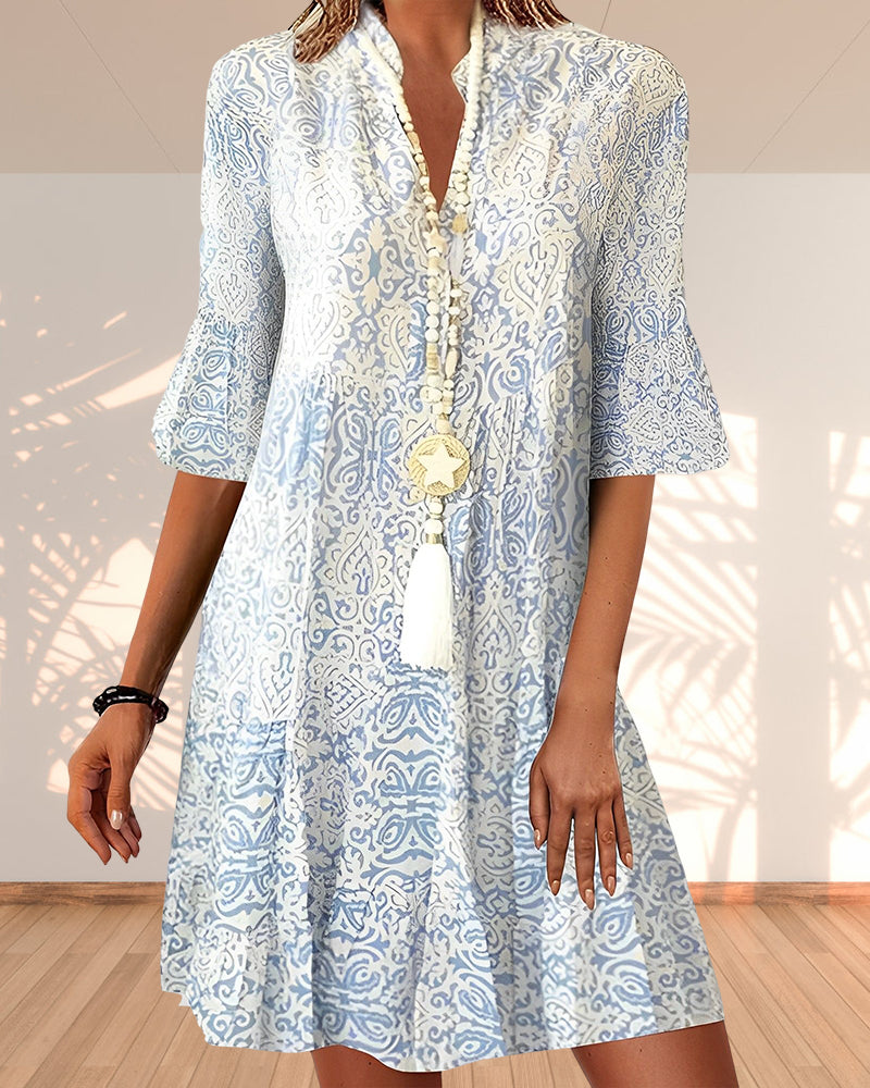 LB | Sukienka midi w stylu bohemy Ibiza