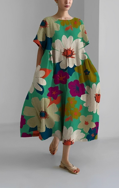 LB | Sukienka maxi Malina