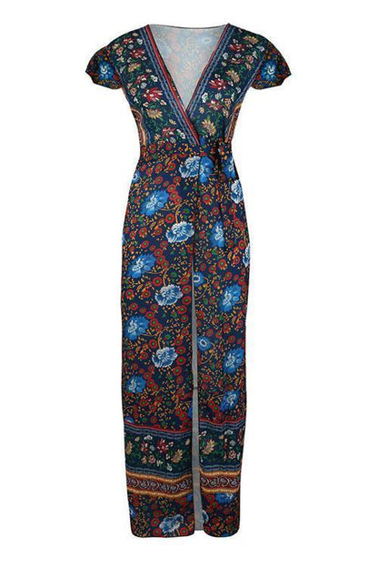 LB | Bohemian Floral Maxi Dress