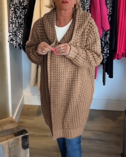 Solid color cardigan Black 2023 f/w 23BF clothes Sweaters sweaters & cardigans Tops/Blouses