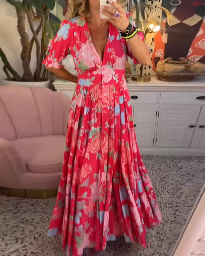 LB | Bloom Cascade sukienka maxi