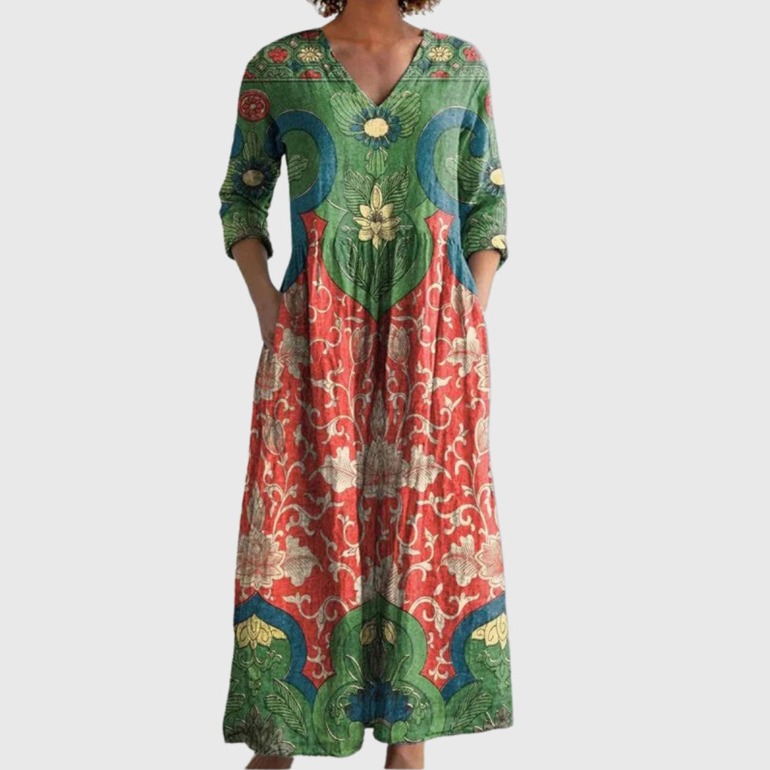 LB | Vintage Floral Maxi Dress