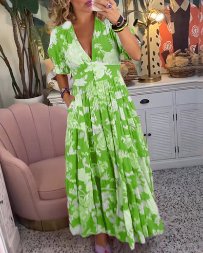 LB | Bloom Cascade sukienka maxi