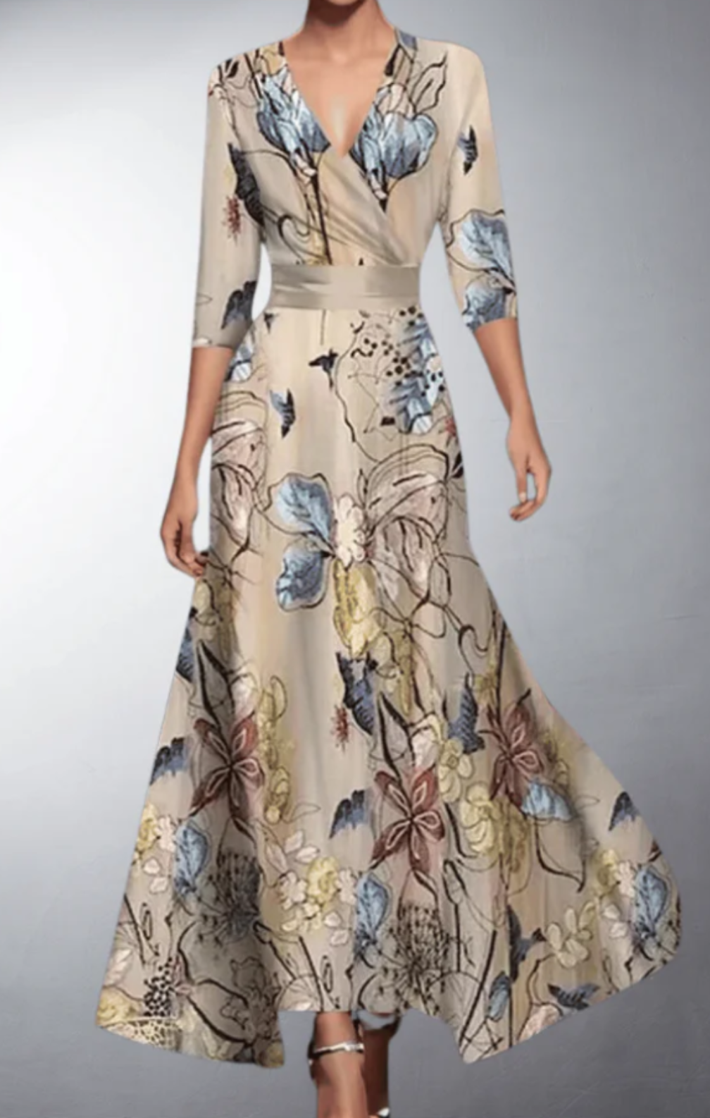 LB | Kwiatowa sukienka maxi Flora