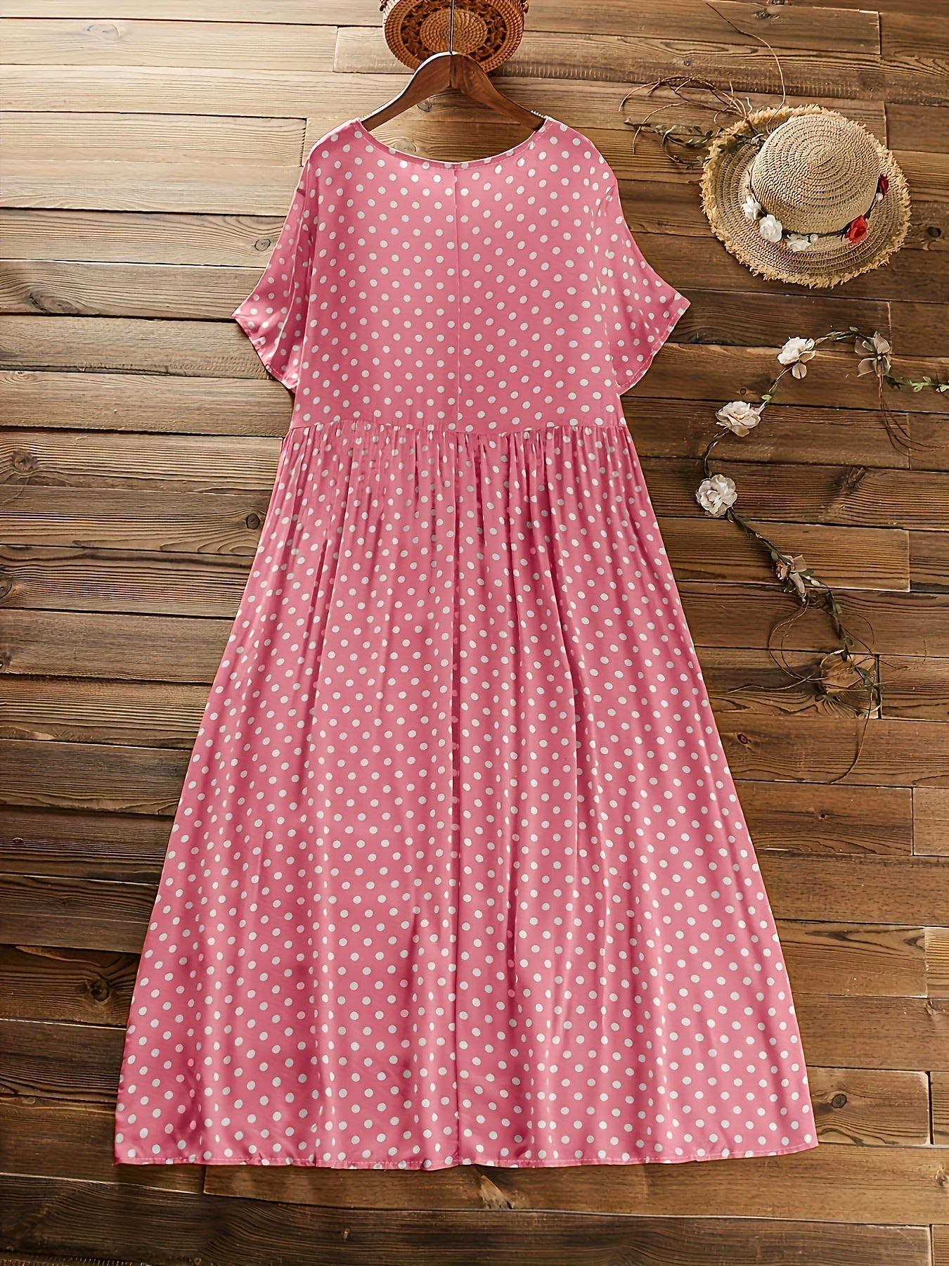 LB | Vintage Dot Maxi Dress