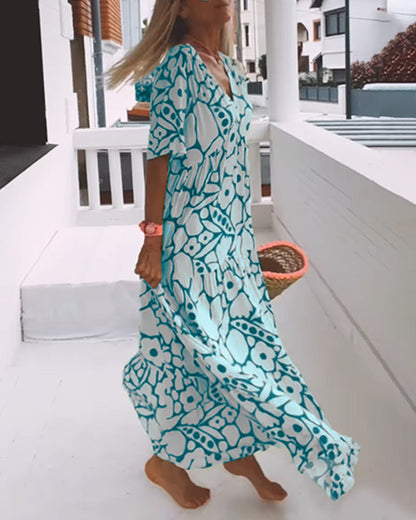 LB | Sukienka maxi Botanical Breeze