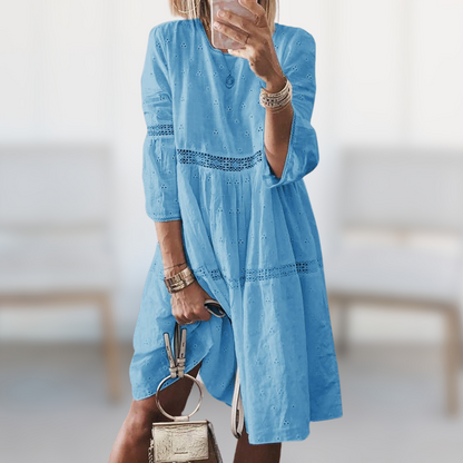 LB | Haftowana sukienka midi Breeze