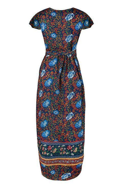 LB | Bohemian Floral Maxi Dress