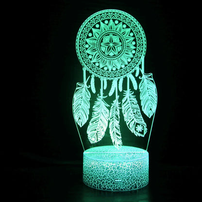 3DDecor - Lampa z łapaczem snów
