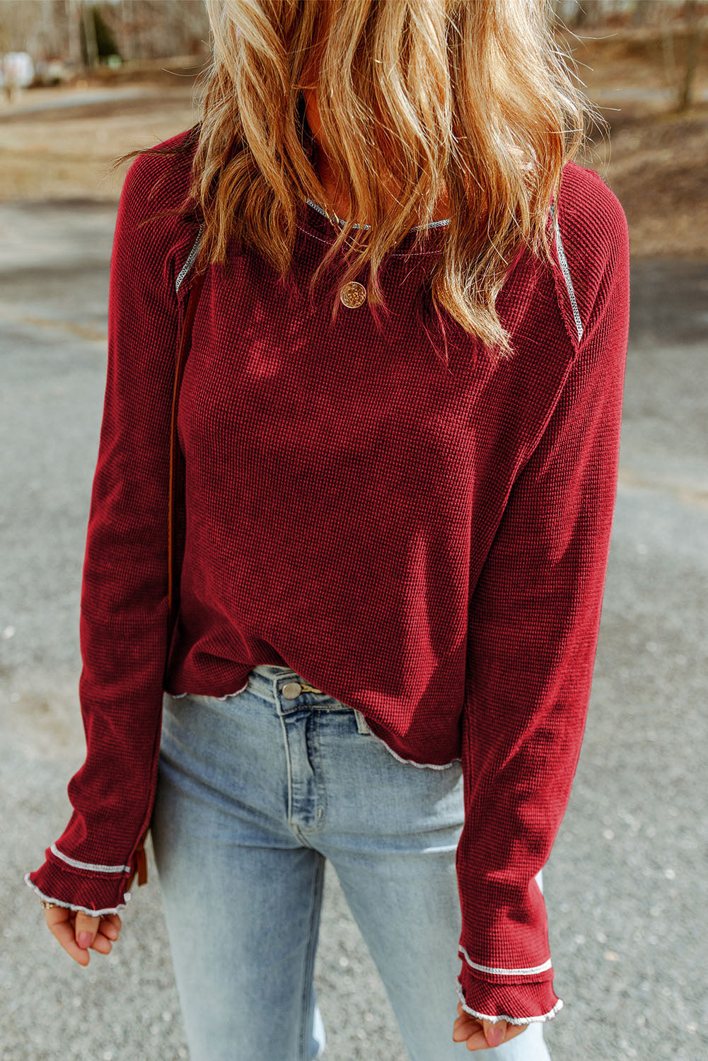 AS | Luźny i stylowy top zimowy