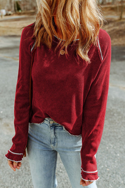 AS | Luźny i stylowy top zimowy