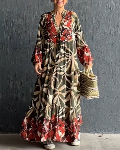 LB | Sukienka maxi Tropical Bloom