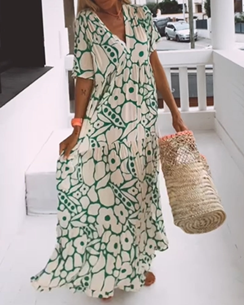 LB | Sukienka maxi Botanical Breeze