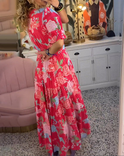LB | Bloom Cascade sukienka maxi