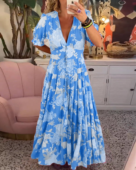 LB | Bloom Cascade sukienka maxi