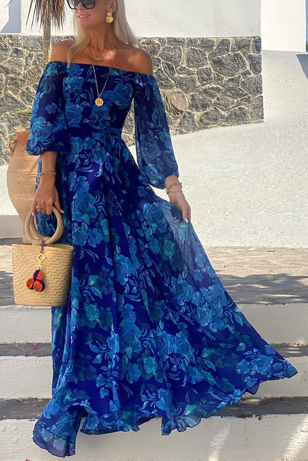 LB | Sukienka maxi Twilight Petals