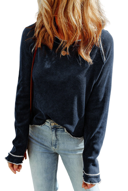 AS | Luźny i stylowy top zimowy