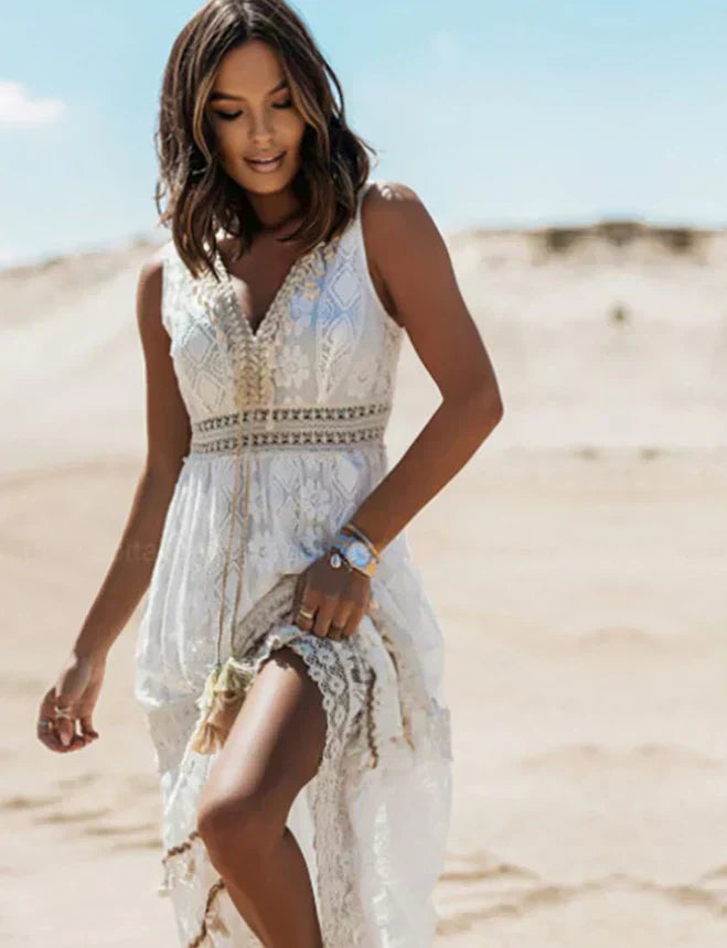 LB | Sukienka maxi boho