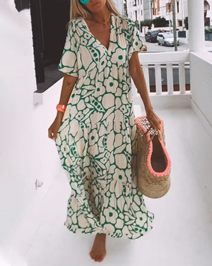 LB | Sukienka maxi Botanical Breeze