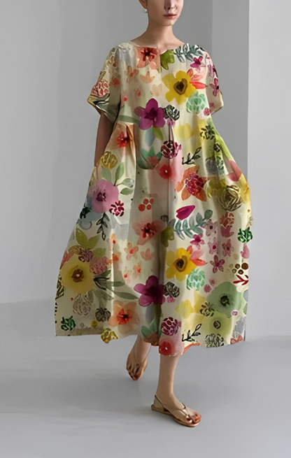 LB | Sukienka maxi Malina