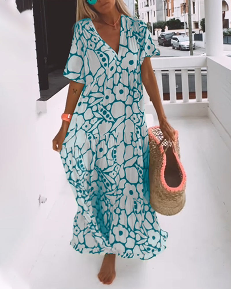 LB | Sukienka maxi Botanical Breeze