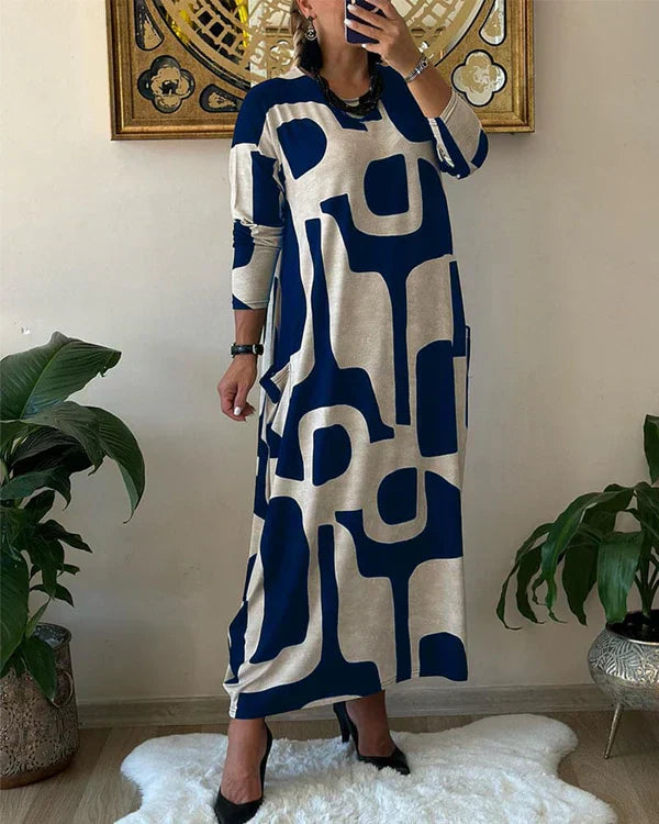 LB | Maxi dress art print