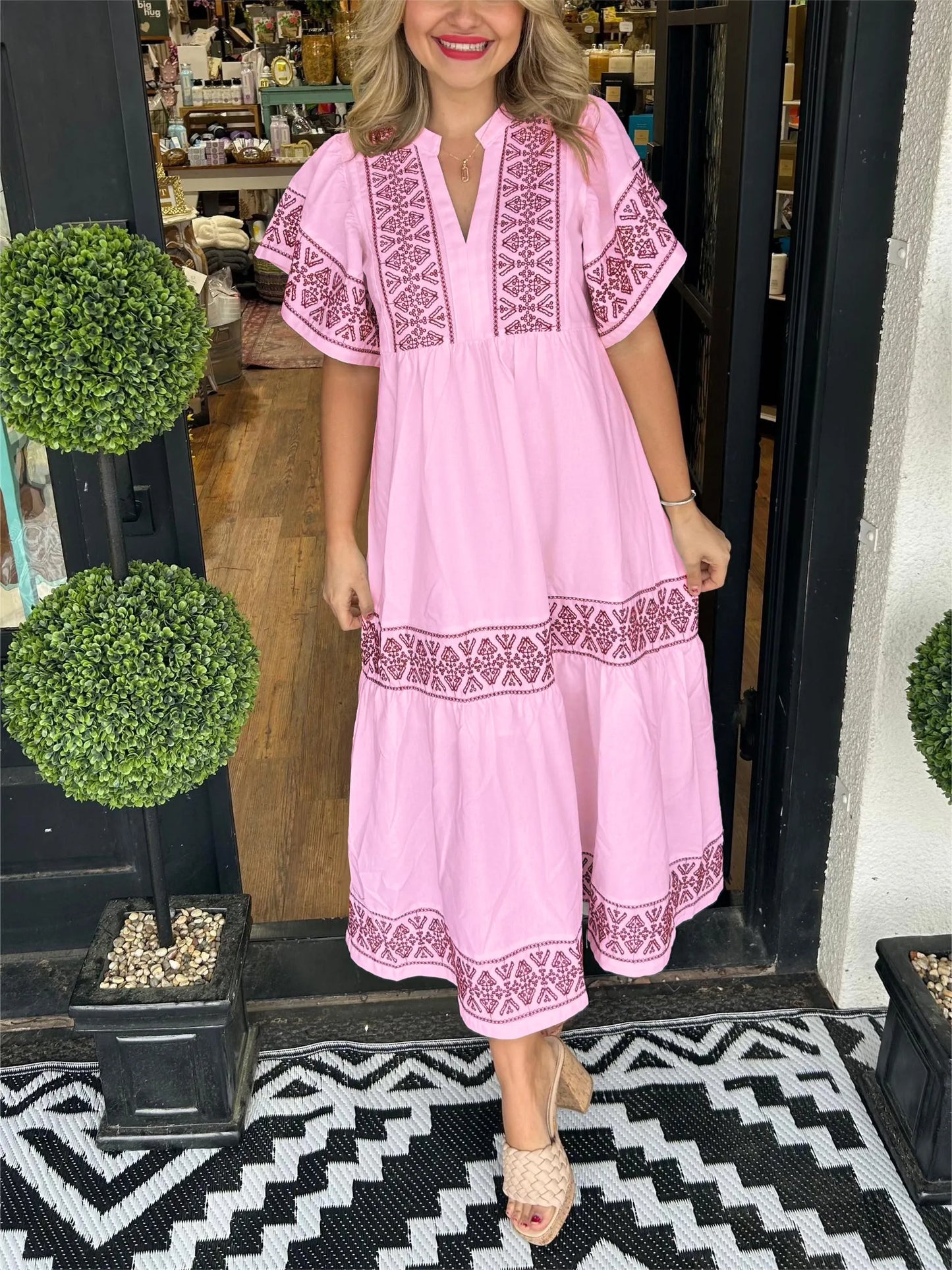 LB | Sukienka maxi boho