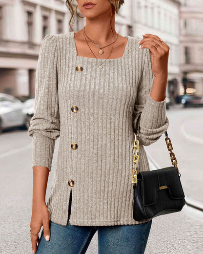 AS | Elegancki top z dzianiny