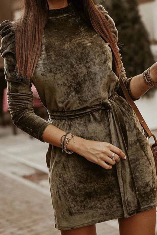 LB | Florcoo Casual Sexy Sukienka mini z długim rękawem (4 kolory)