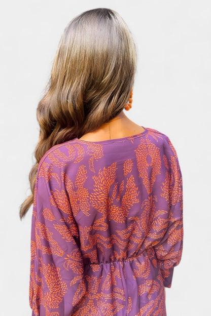 LB | Regal Twist Front Midi Dress