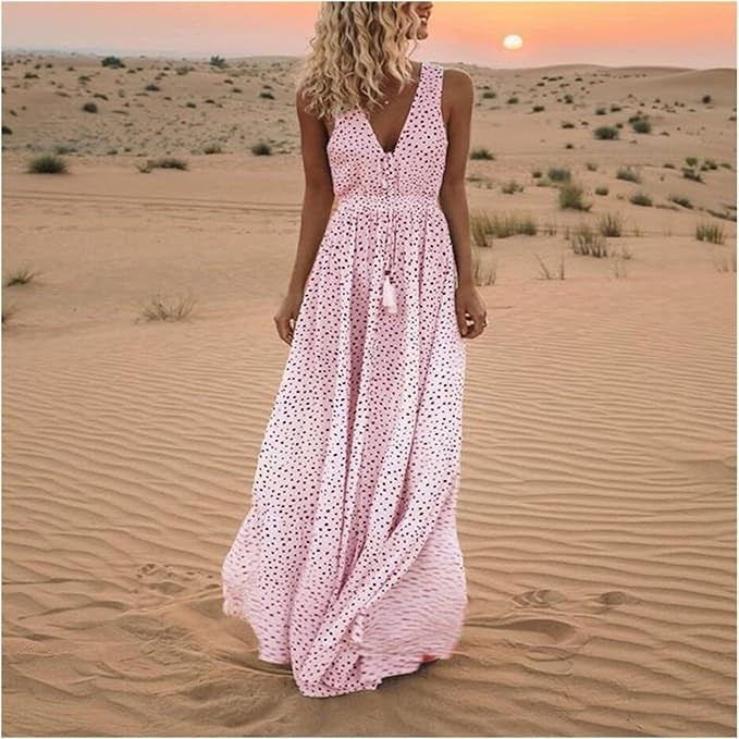 LB | Sukienka maxi Bohème