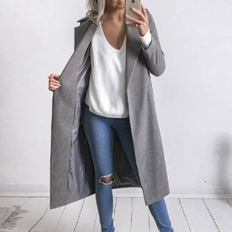 LB | Elegancka i swobodna kurtka zimowa