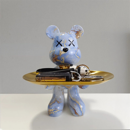 CraftBear - statuetka niedźwiedzia z tacą