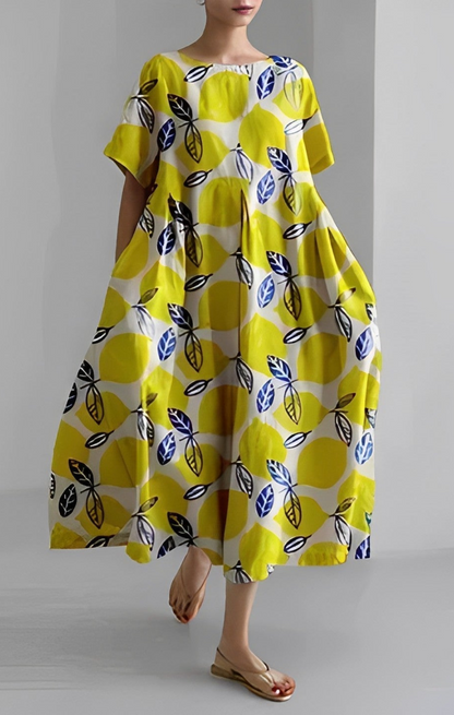 LB | Sukienka maxi Malina