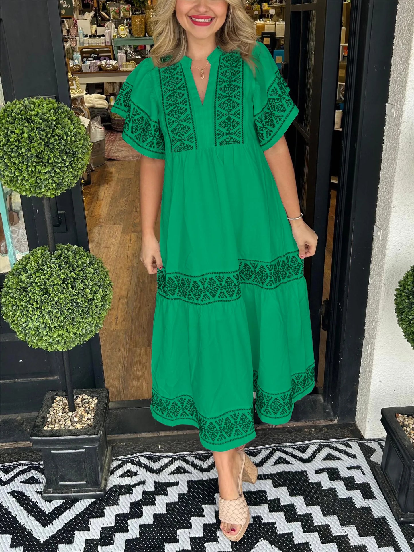 LB | Sukienka maxi boho