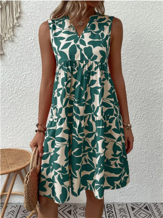 LB | Sukienka midi Tropical Garden
