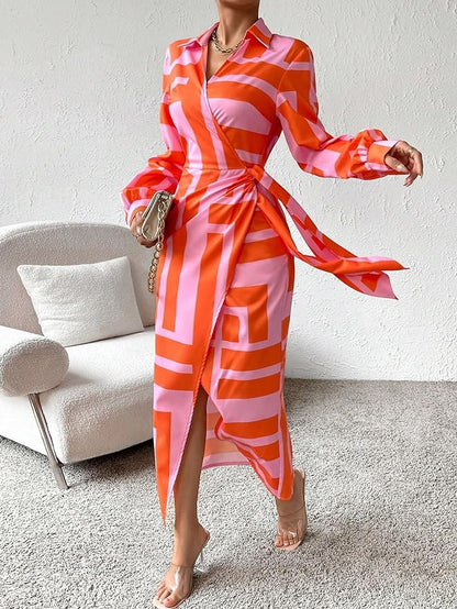 LB | Elegancka sukienka maxi
