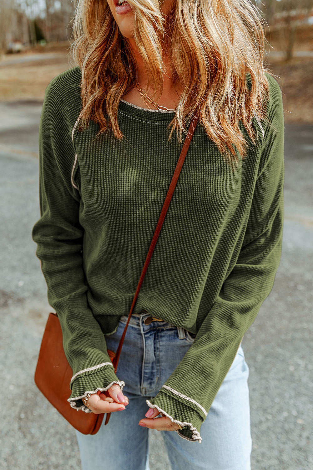 AS | Luźny i stylowy top zimowy