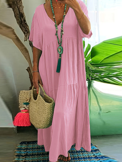 LB | Casualowa sukienka maxi plus size
