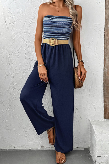 LB | Fashion Beadeau Stripe Casualowy kombinezon bez rękawów